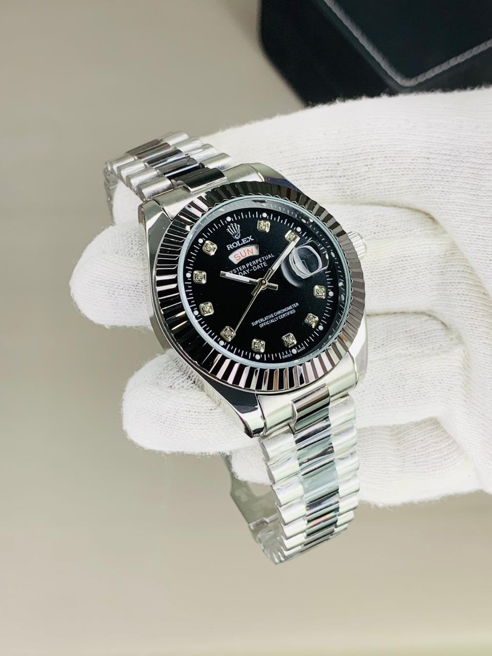 ROLEX-Inspired 'The BLACK Gem' Timepiece