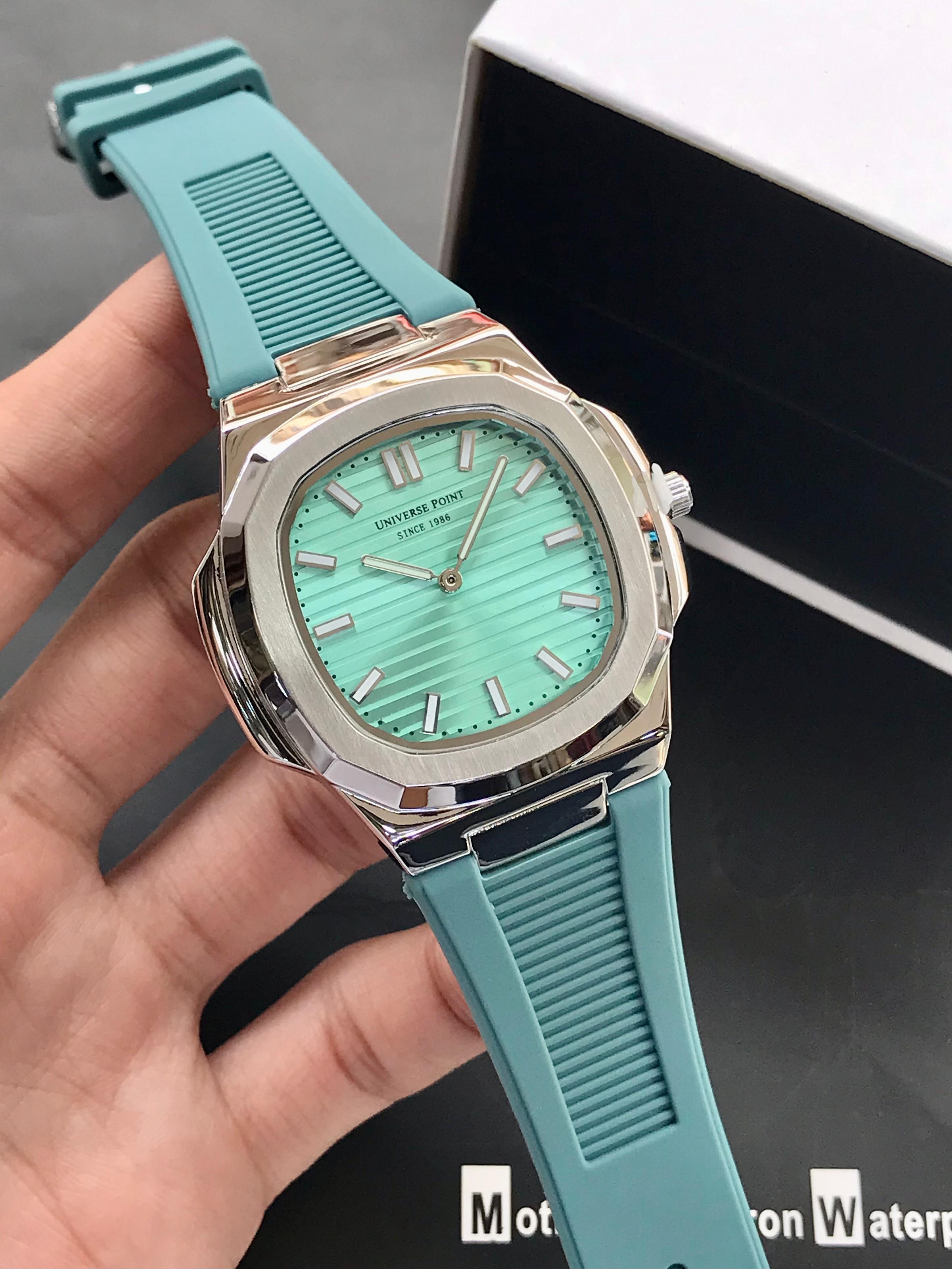 Luxury Octagon Sports Watch - Stainless Steel Case