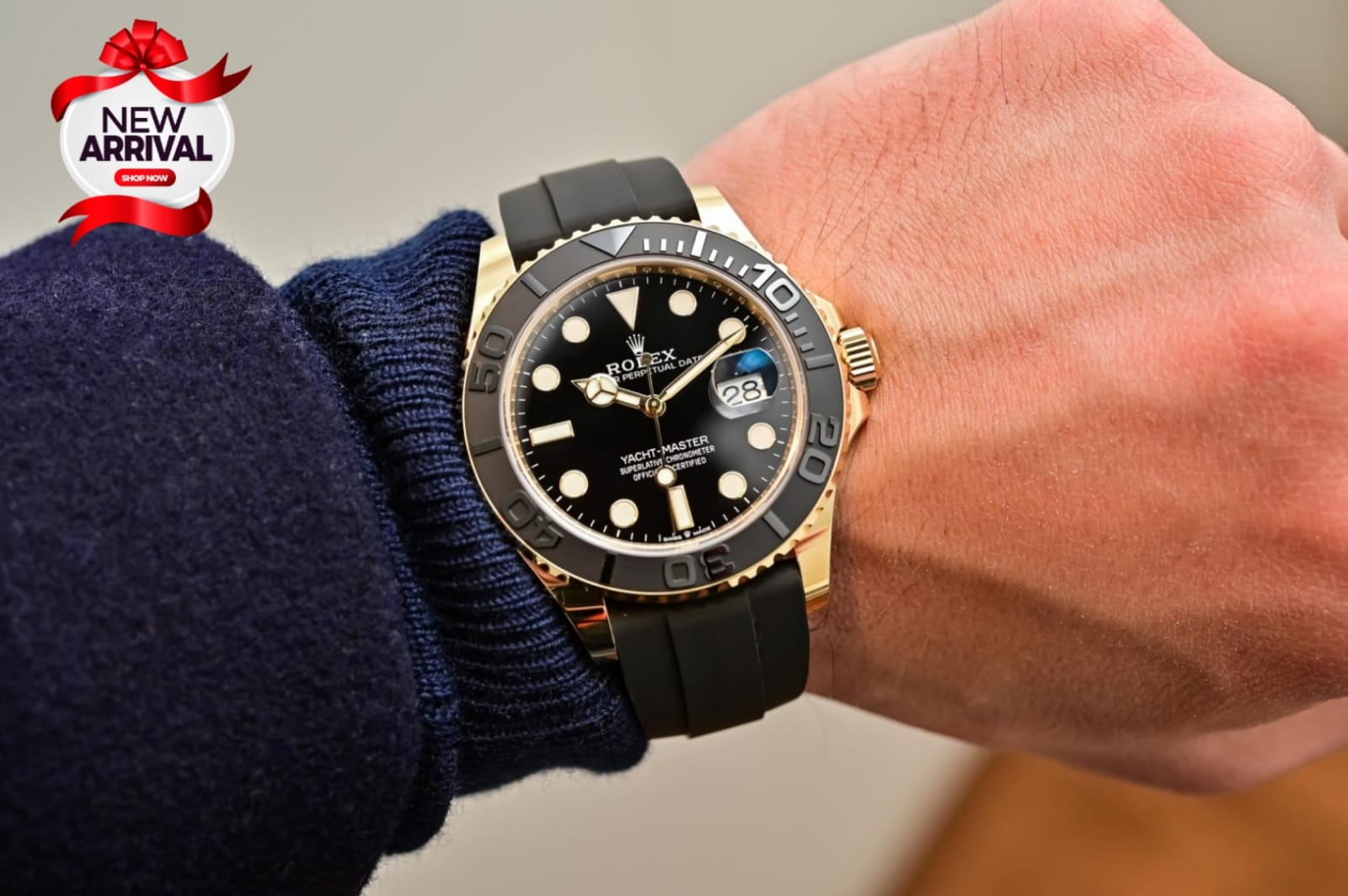 The Black and Gold Yacht-Master.