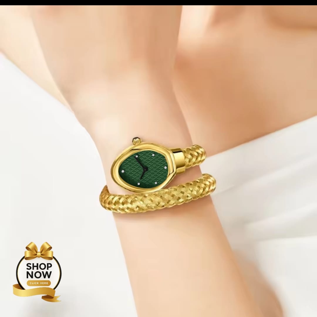 THE SNAKE BRASLET WATCH (BEST FOR GIFT)