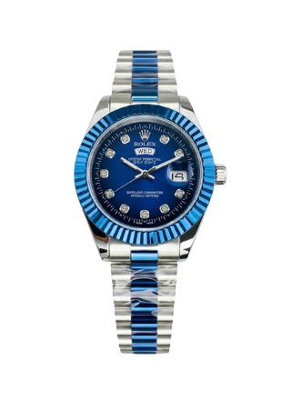 ROLEX-Inspired 'The Blue Gem' Timepiece:
