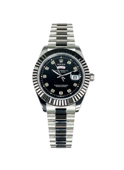 ROLEX-Inspired 'The BLACK Gem' Timepiece