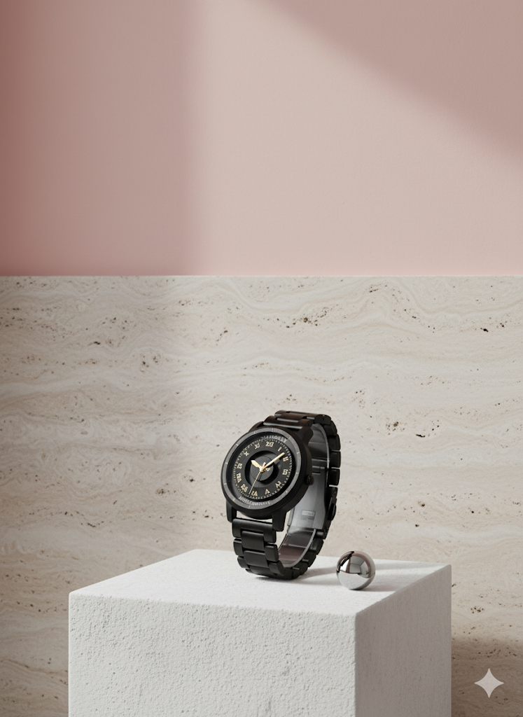 ORIGINAL "Black Magnetic Ball Watch: The Perseverance of SABR"
