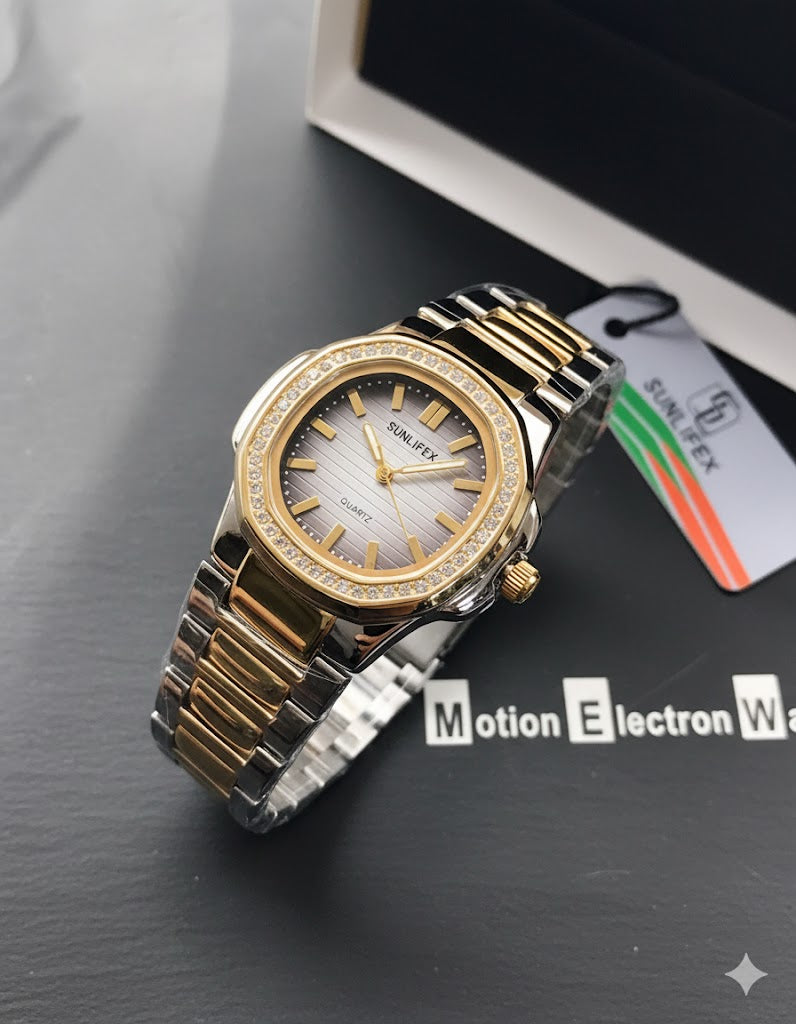 SUNLIFEX 'The Prism' Ladies' Quartz Watch    (best for gift)