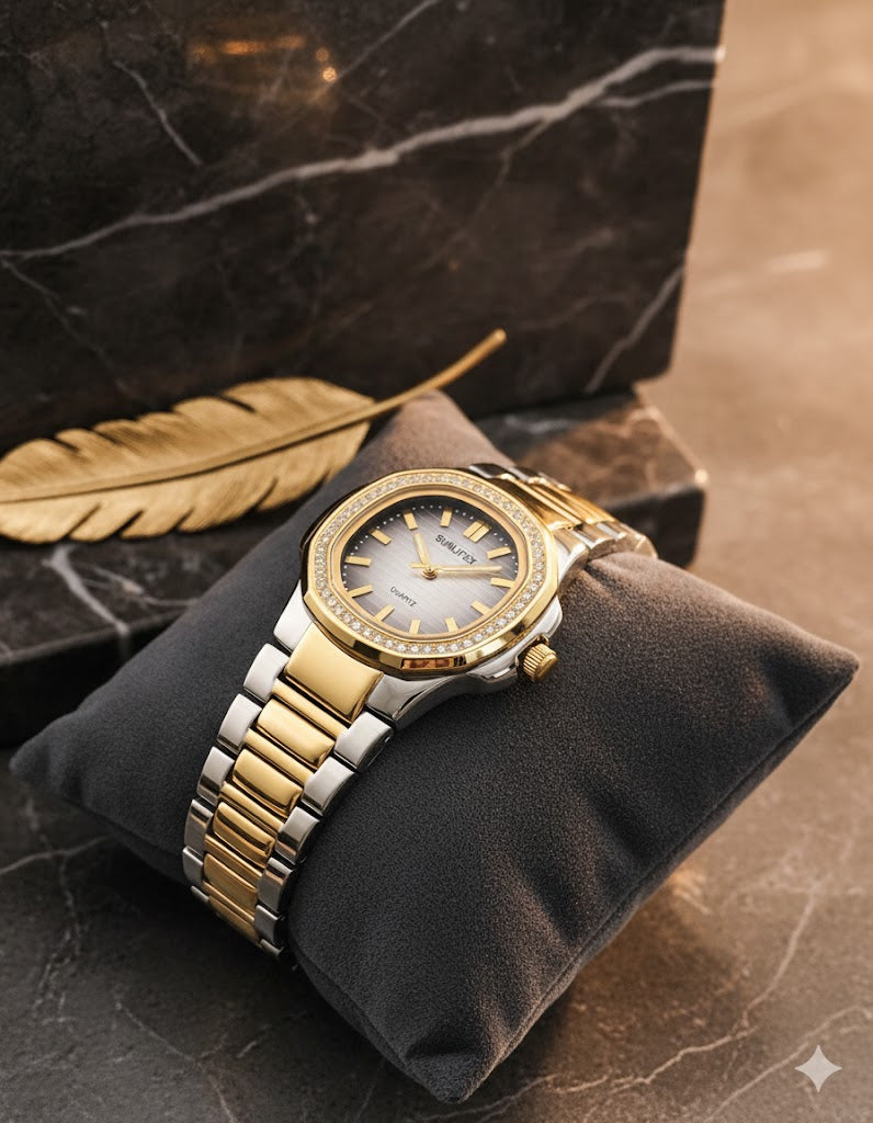 SUNLIFEX 'The Prism' Ladies' Quartz Watch    (best for gift)